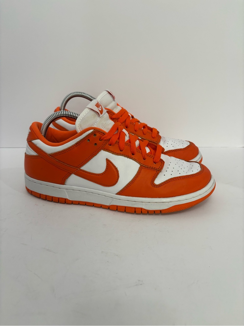 Nike Men's Dunk Low Orange/White Casual Sneaker size 8.5